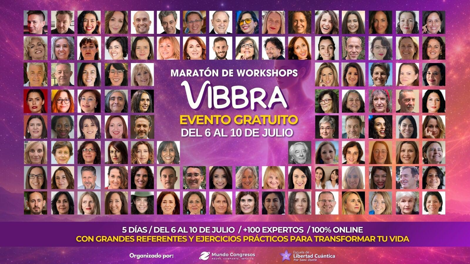          Más de 100 workshops gratis para tu transformación